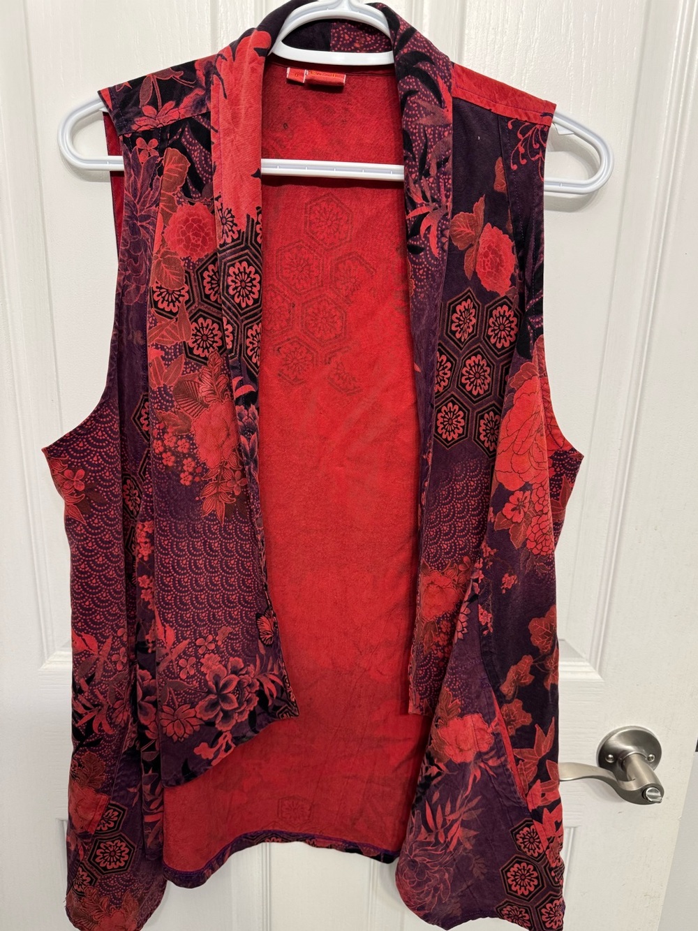Long flowy vest